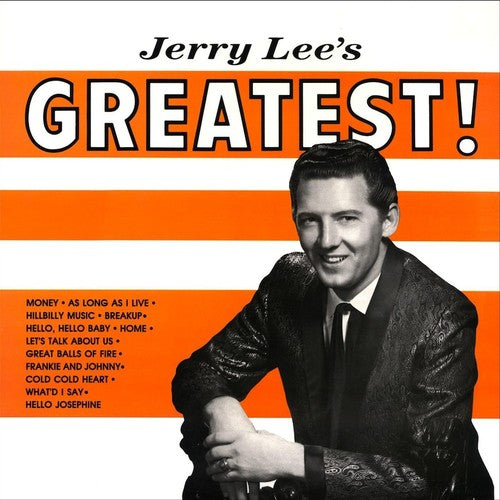 Jerry Lee Lewis - Jerry Lee's Greatest LP (Orange & White Vinyl)