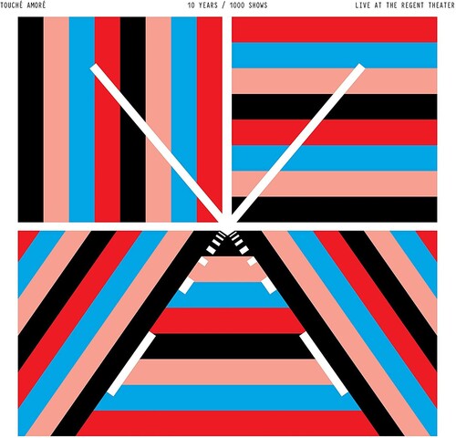 Touche Amore - 10 Years / 1000 Shows Live LP (Pink And White)