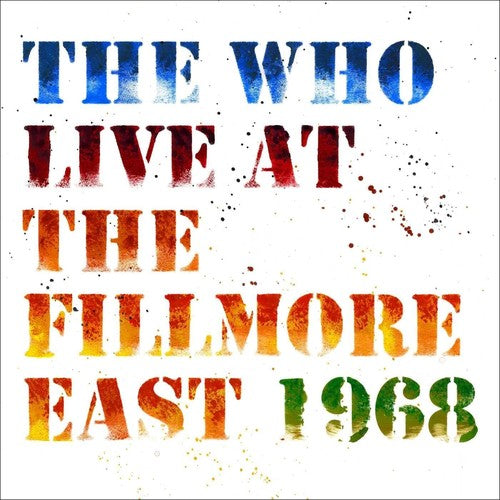 The Who - Live At The Fillmore East 3LP