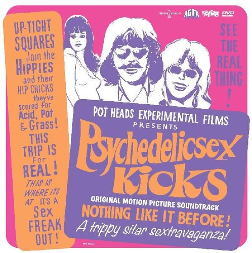 V/A - Psychedelic Sex Kicks (Original Soundtrack) LP (Bonus DVD, Limited Edition White Vinyl)