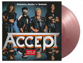 Accept - Hot & Slow: Classics Rock N Ballads 2LP (20th Anniversary Edition, Silver & Red Marble Vinyl)