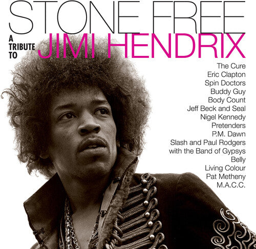 Jimi Hendrix - Stone Free: A Tribute To Jimi Hendrix 2LP (Clear And Black Vinyl)
