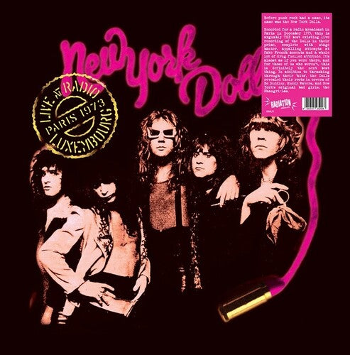 New York Dolls - Live At Radio Luxembourg Paris 1973 LP