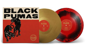 Black Pumas - S/T 2LP (Deluxe Edition, Red & Black Marbled Vinyl)