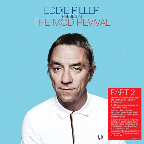 V/A - Eddie Piller: More Of The Mod Revival Vol. 2 2LP (Compilation, Transparent Red & Blue Vinyl, EU Pressing)