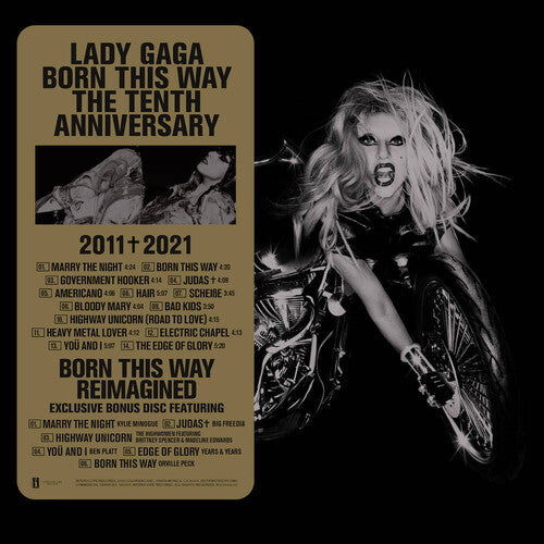 Lady Gaga - Born This Way: The 10th Anniversary 3LP (Custom Gatefold, Bonus Tracks)