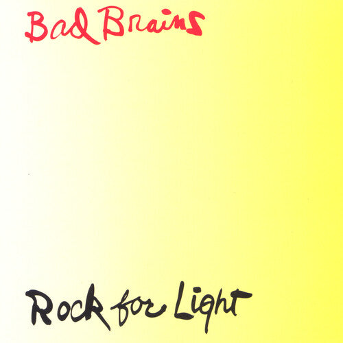 Bad Brains - Rock For Light LP (Indie Exclusive Yellow Vinyl)