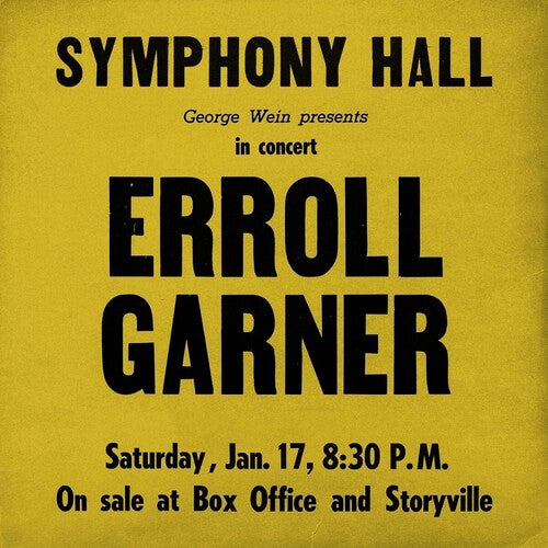 Erroll Garner - Symphony Hall Concert LP
