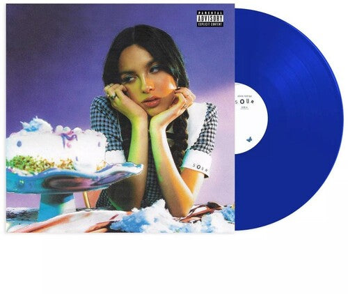 Olivia Rodrigo - Sour LP (Alternate Album Cover, Poster, Blue Vinyl)
