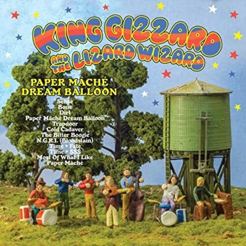 King Gizzard & The Lizard Wizard - Paper Mache Dream Balloon 2LP (Deluxe Edition, Lenticular Cover, Clear Blue & Pink Vinyl)