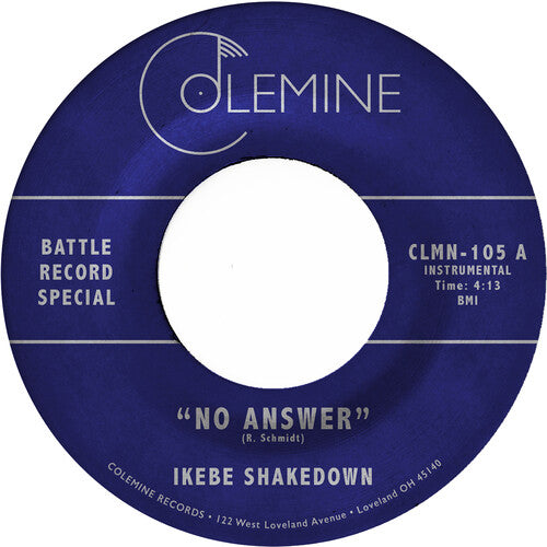 Ikebe Shakedown - No Answer 7" (Clear Vinyl)