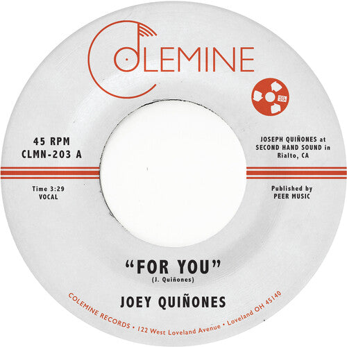 Joey Quinones - For You 7" (Colored Vinyl)