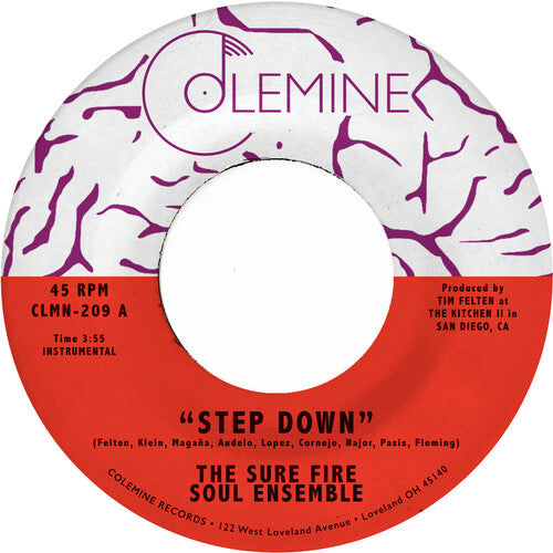 The Sure Fire Soul Ensemble - Step Down b/w La Fachada 7" (45rpm, Clear Vinyl)