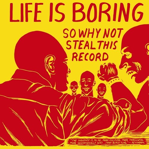 V/A - Life Is Boring... So Why Not Steal This Record? LP (Red Vinyl)