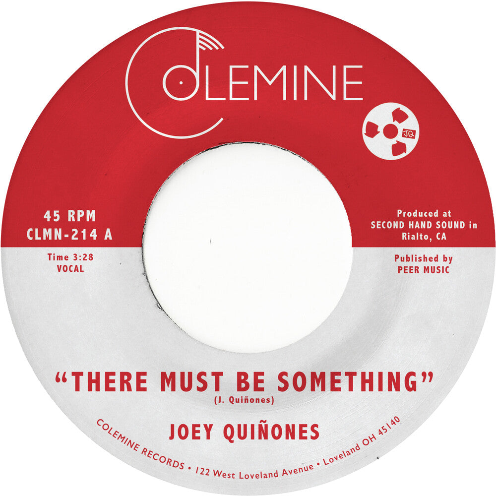 Joey Quinones - There Must Be Something b/w Love Me Like You Used To 7" (Clear Vinyl)