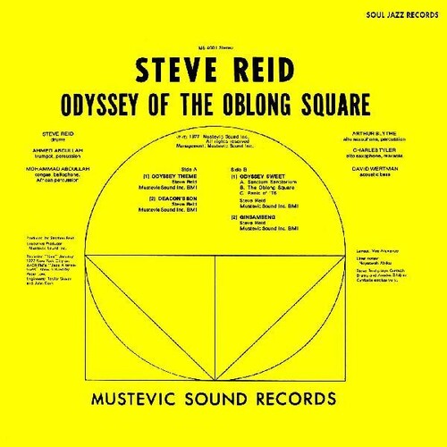 Steve Reid - Odyssey Of The Oblong Square LP (Color Vinyl, Limited Edition)
