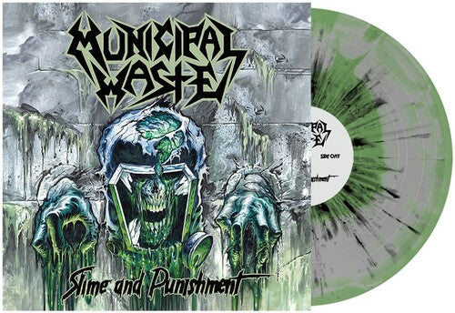 Municipal Waste - Slime and Punishment LP (Gray & Mint Swirl w/ Black Splatter Vinyl)