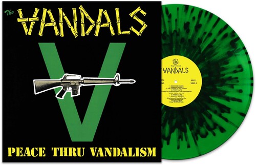 The Vandals - Peace Thru Vandalism  LP (Green And Black Splatter)