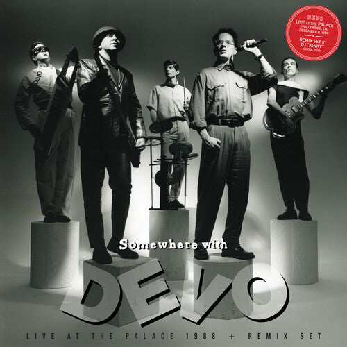 Devo - Somewhere With Devo LP (Clear w/ Red & Yellow Swirl Vinyl)