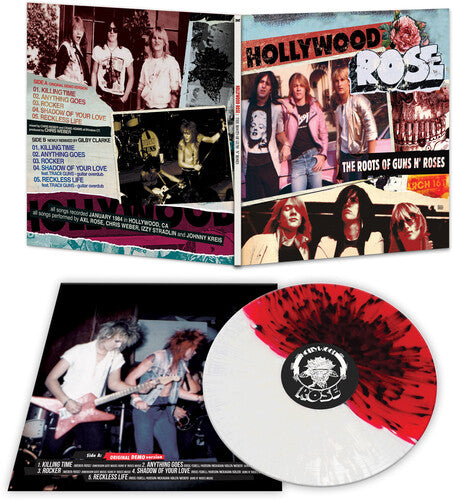 Hollywood Rose - The Roots Of Guns N' Roses LP (Red & White Splatter)