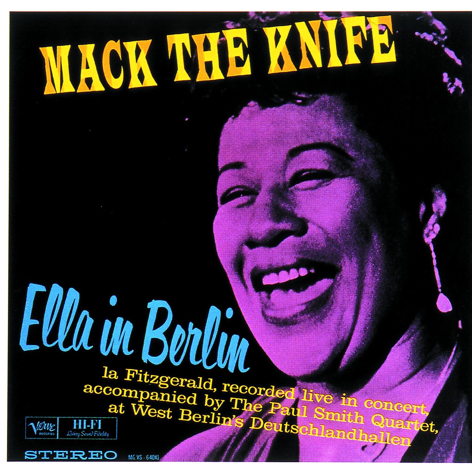 Ella Fitzgerald - Mack The Knife: Ella In Berlin LP (180g, UK Pressing)