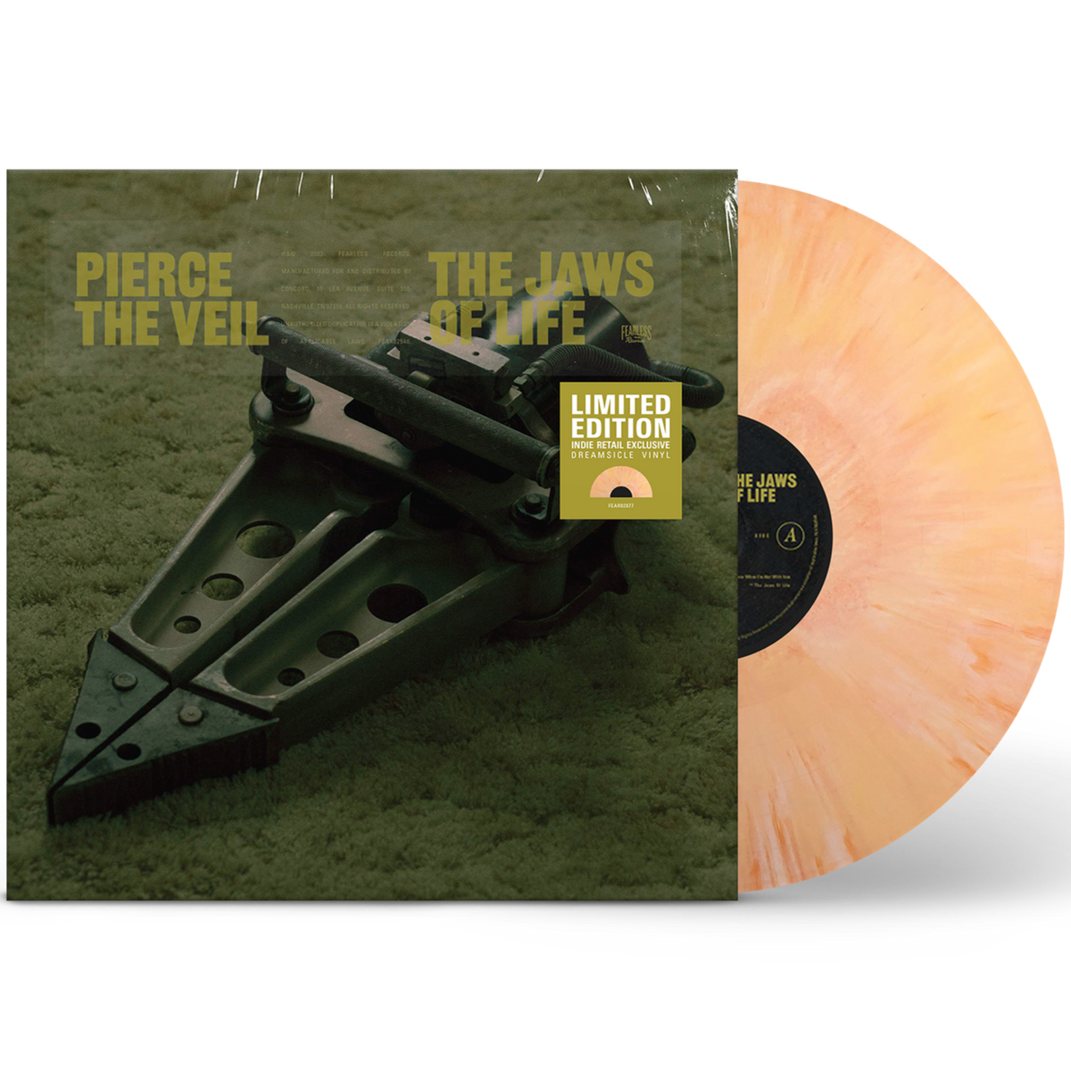 Pierce The Veil - The Jaws Of Life LP (Indie Exclusive 'Dreamsicle' Vinyl)