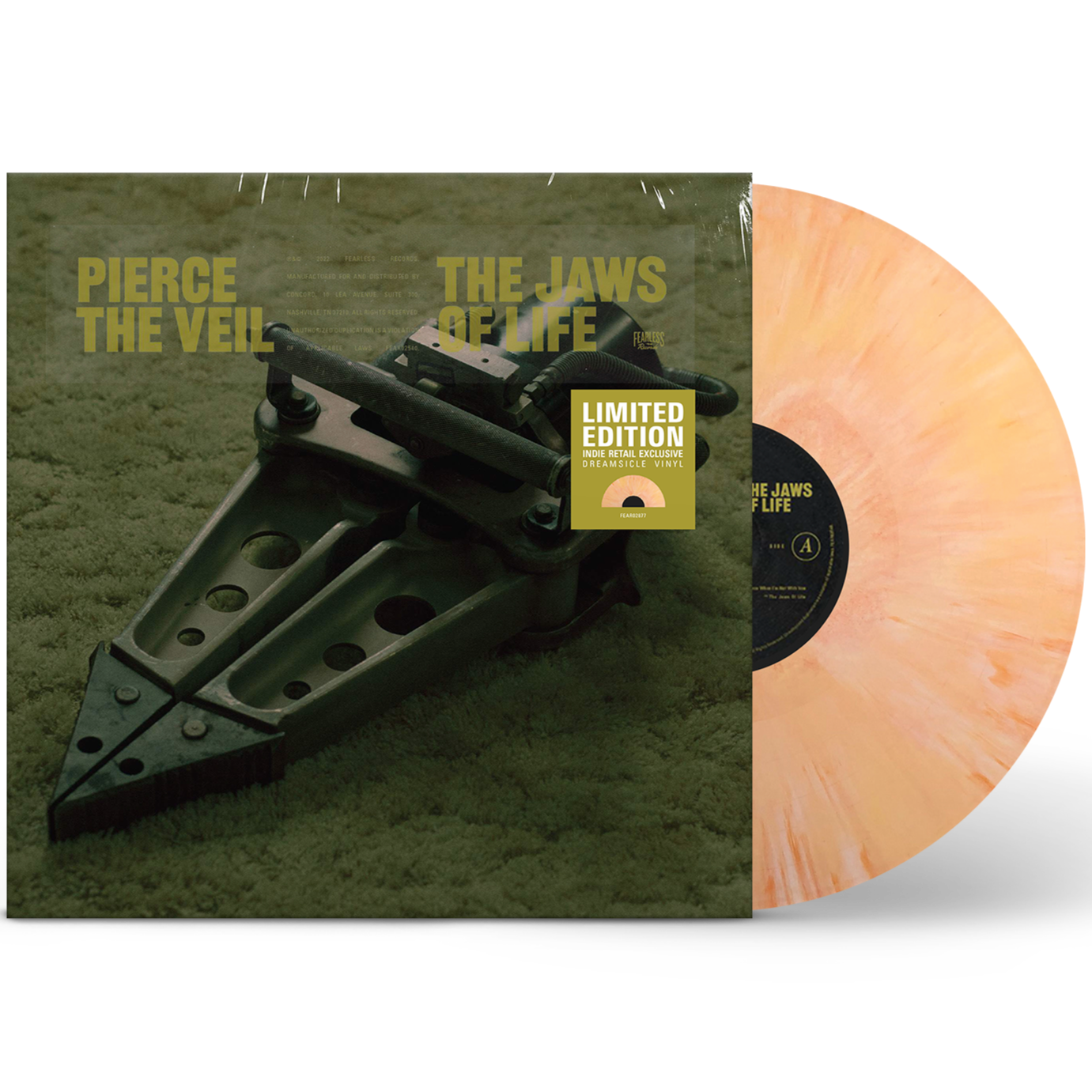 Pierce The Veil - The Jaws Of Life LP (Indie Exclusive 'Dreamsicle' Vinyl)