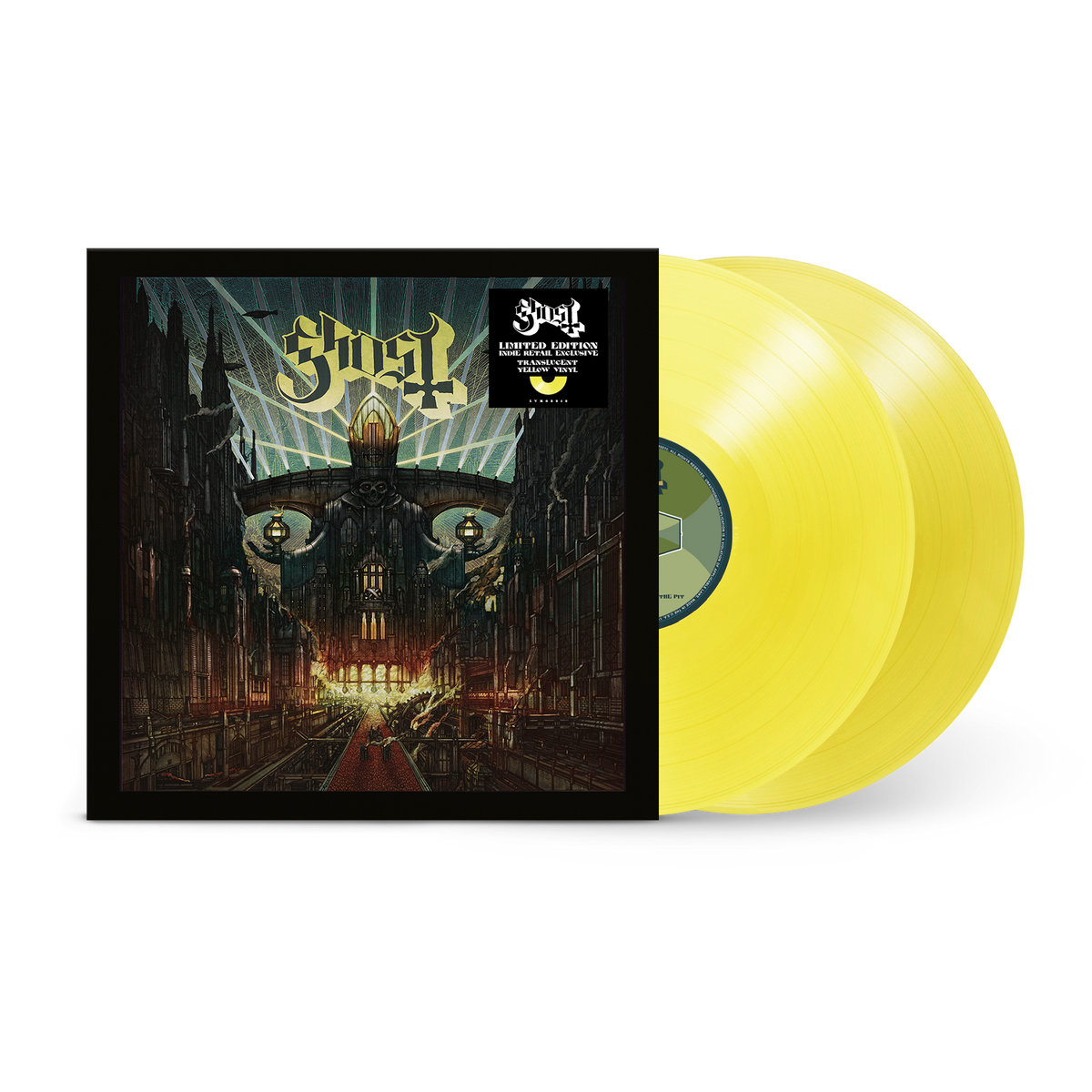 Ghost - Meliora 2LP (Deluxe Edition, Indie Exclusive Translucent Yellow Vinyl)