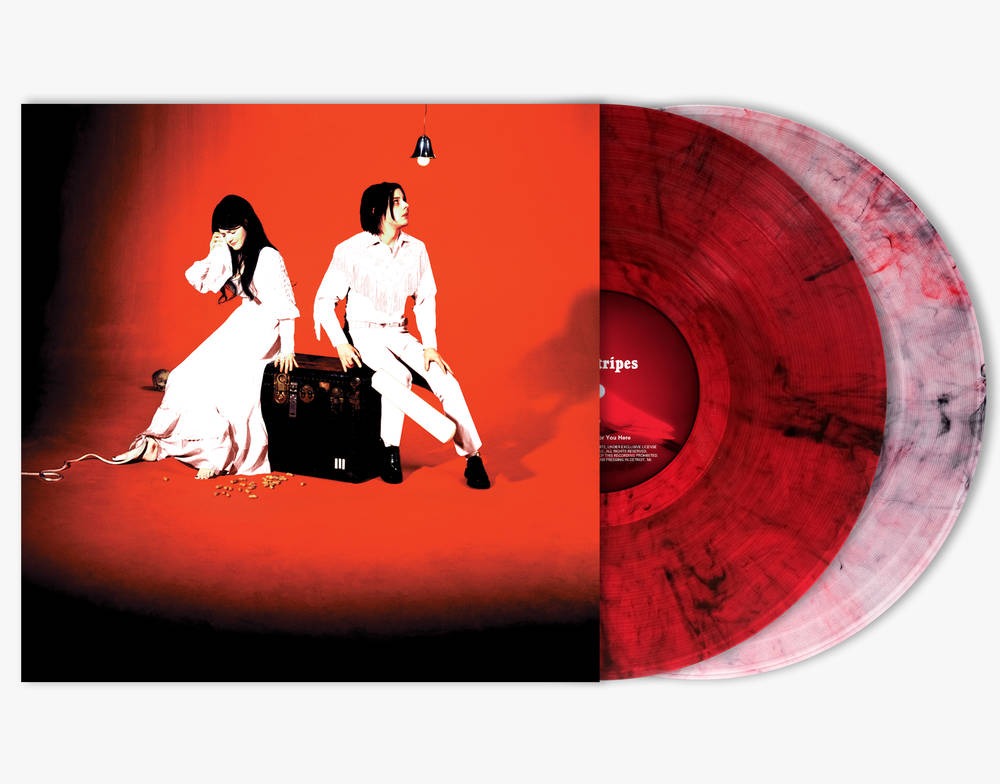 The White Stripes - Elephant: 20th Anniversary 2LP (Red Smoke & Clear w/ Red & Black Smoke Vinyl)