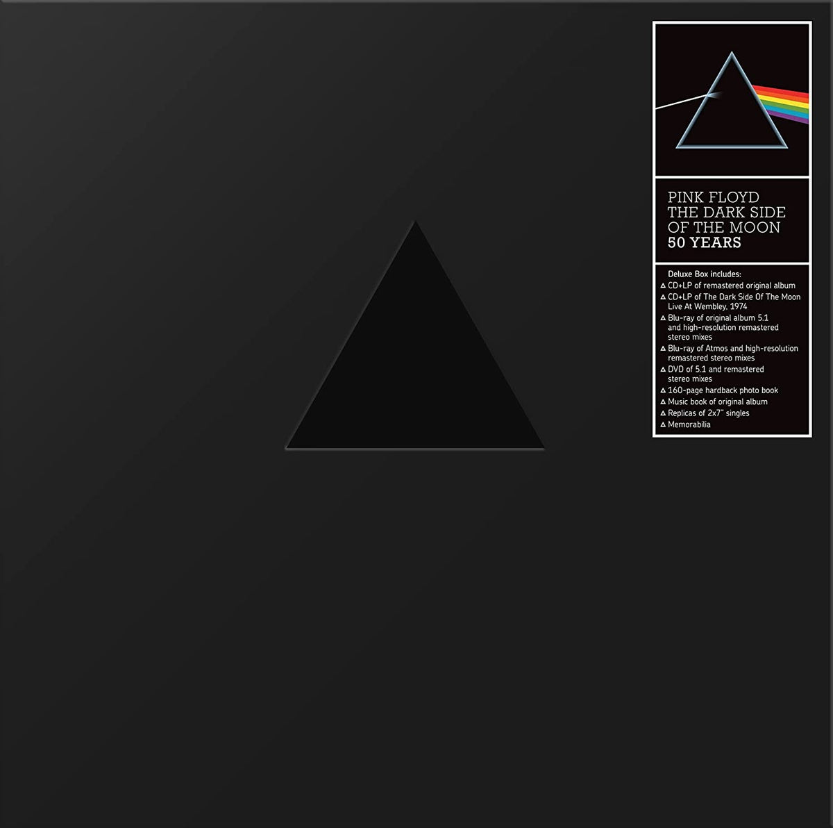 Pink Floyd - The Dark Side Of The Moon Box Set (50th Anniversary Remaster w/ 2LPs, 2CDs, DVD, Blu-Ray, Hardcover Book)