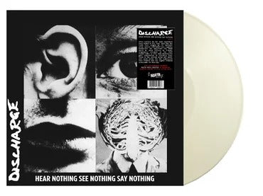 Discharge - Hear Nothing, See Nothing, Say Nothing LP (40th Anniversary, White Vinyl, Gatefold)