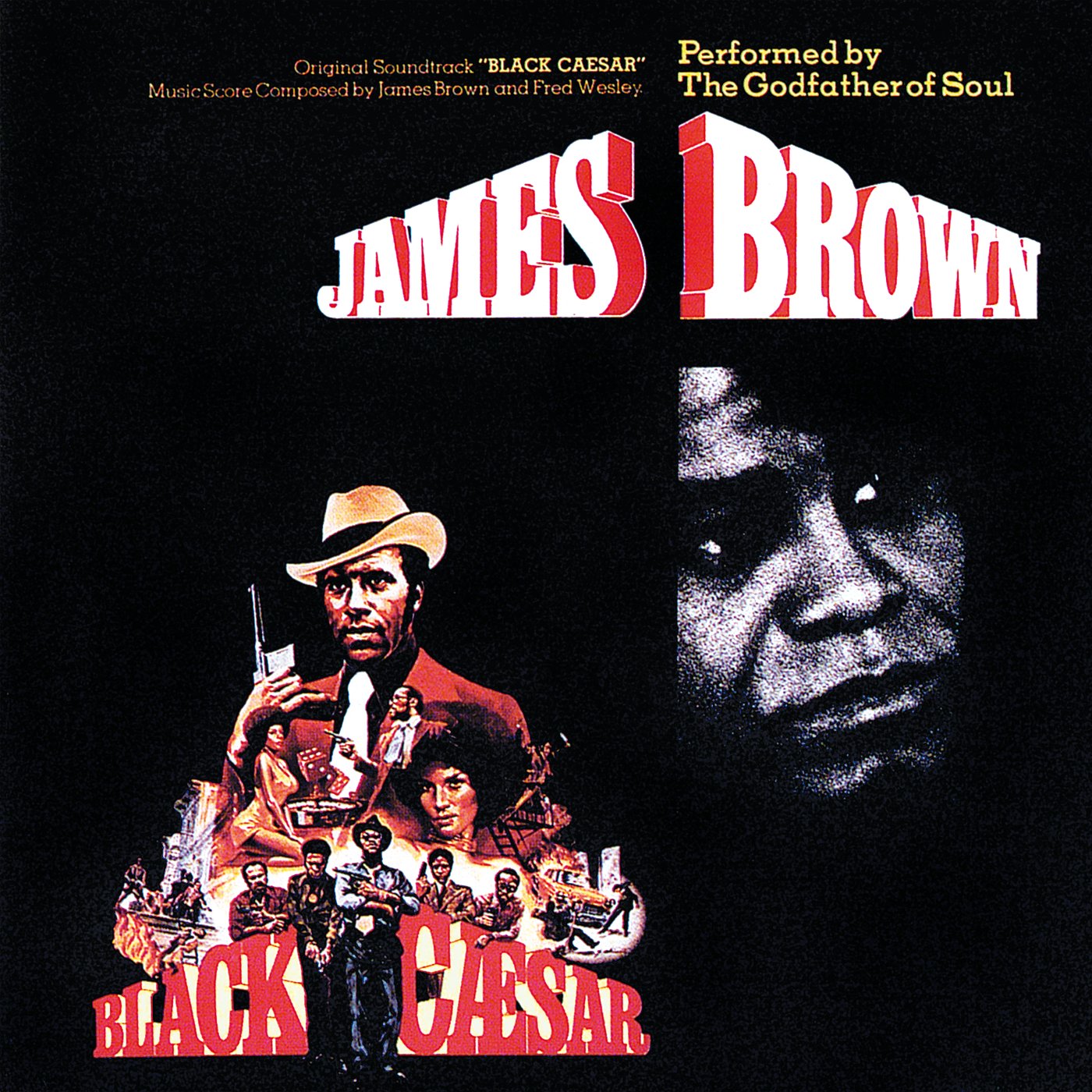 James Brown - Black Caesar LP (Die-Cut Cover, Reissue)