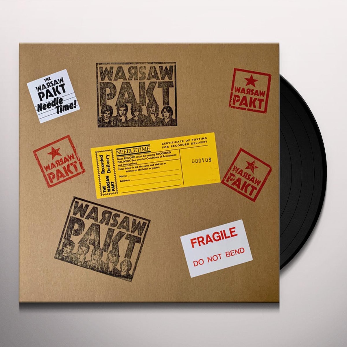 Warsaw Pakt - Needle Time LP (LP + 7" Single, Munster Records RSD release)