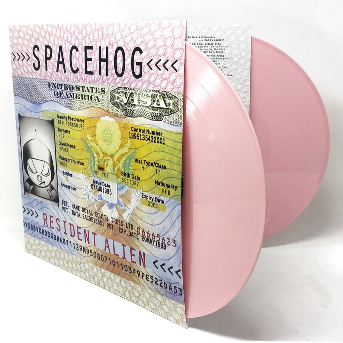 Spacehog -  Resident Alien 2LP (Pink Vinyl, Gatefold Jacket)