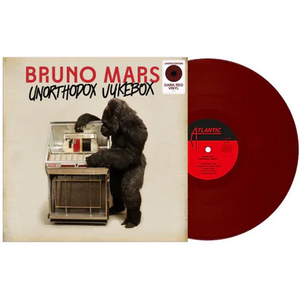 Bruno Mars - Unorthodox Jukebox LP (Dark Red Vinyl)