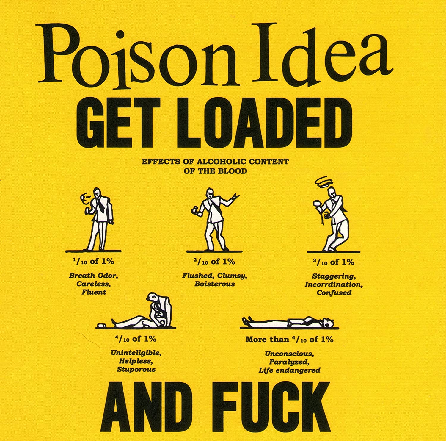 Poison Idea - Get Loaded And Fuck LP