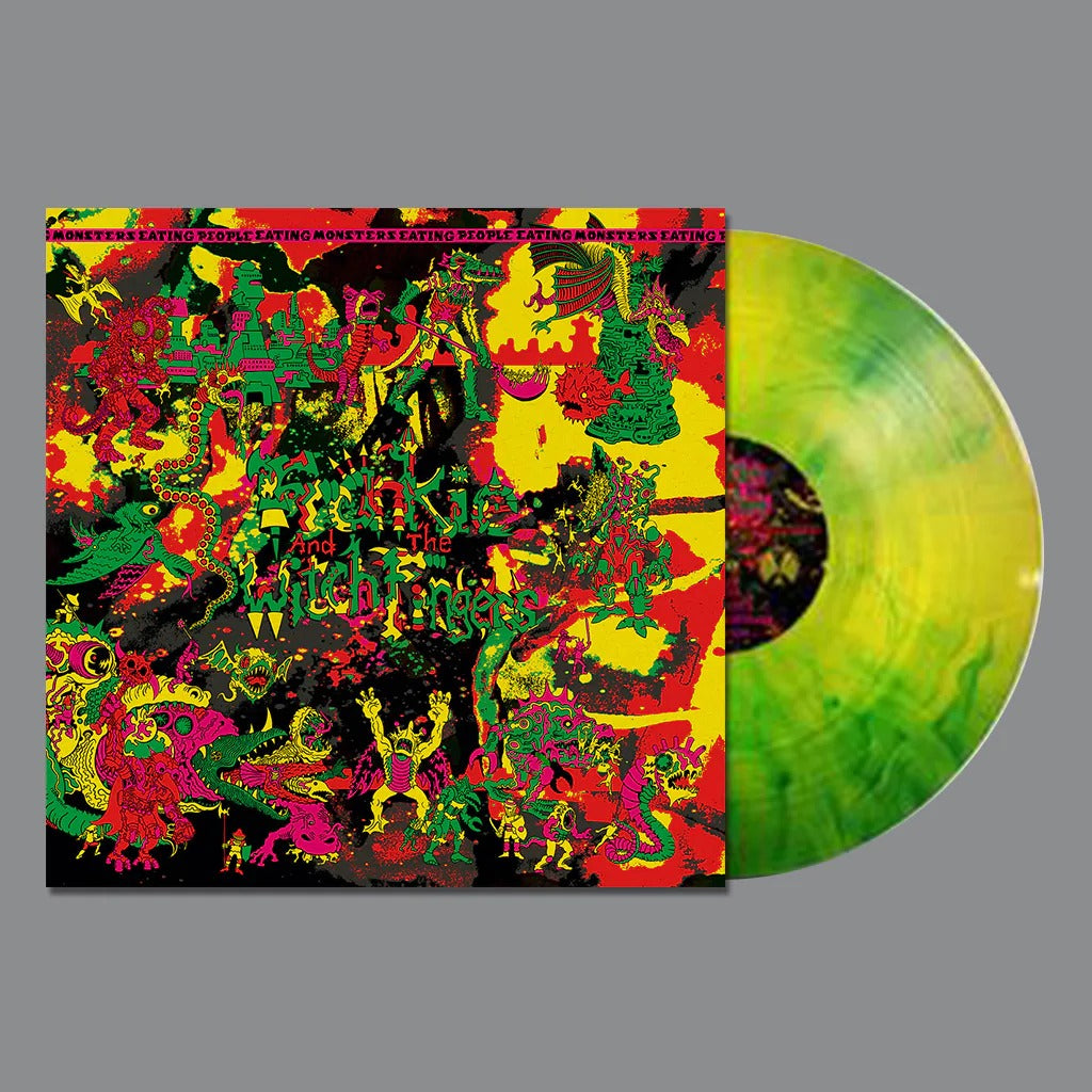 Frankie & The Witch Fingers - Monsters Eating People Eating Monsters LP (Green Galaxy Vinyl)