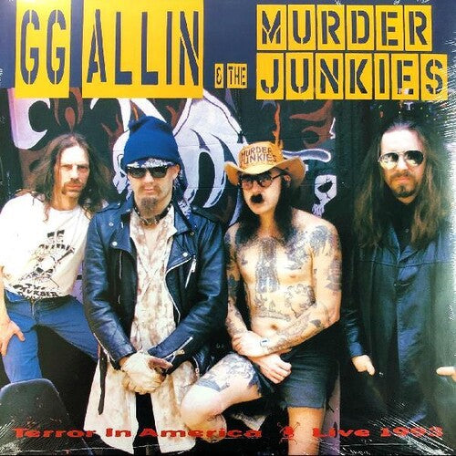 G.G. Allin & Murder Junkies - Terror In America LP (Limited Edition, Clear Vinyl)