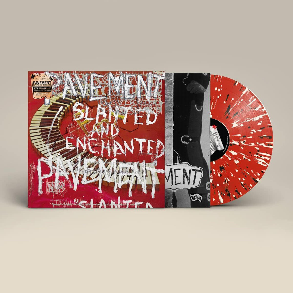 Pavement - Slanted And Enchanted LP (30th Anniversary, Red, White, & Black Splatter Vinyl)
