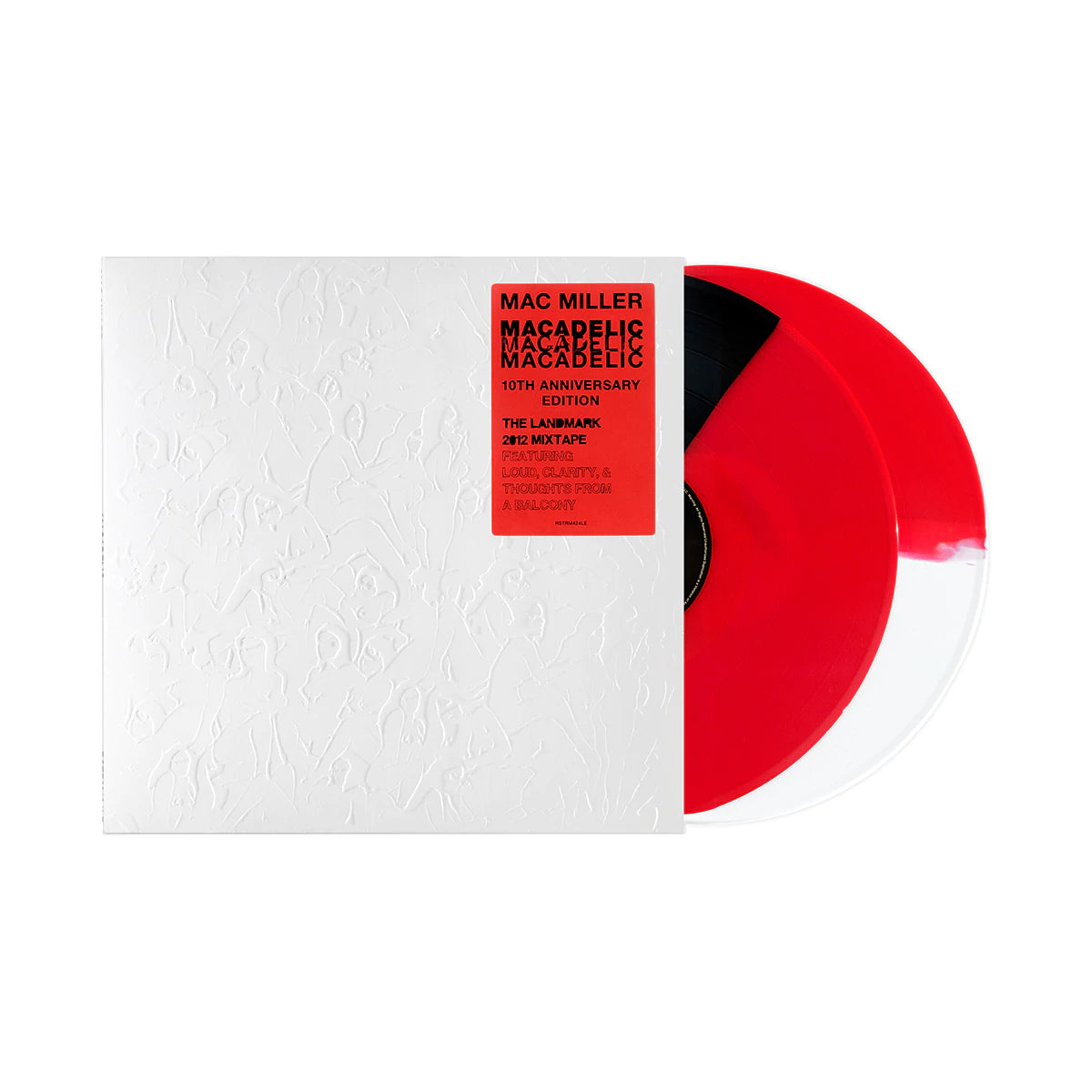 Mac Miller - Macadelic 2LP (10th Anniversary Edition, Tricolor, Embossed Cover, Poster)