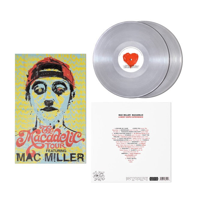 Mac Miller - Macadelic 2LP (10th Anniversary Edition, Silver Vinyl, Poster)