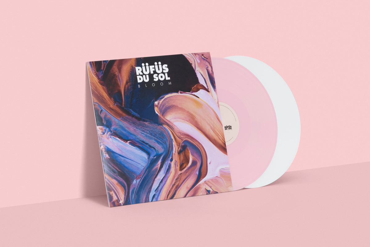Rufus Du Sol – Bloom 2LP (Pink & White Vinyl)