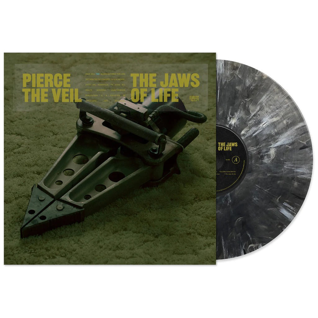 Pierce The Veil - The Jaws Of Life LP (Black & White Marble Vinyl, Limited to 500, LIMIT 1 PER CUSTOMER)