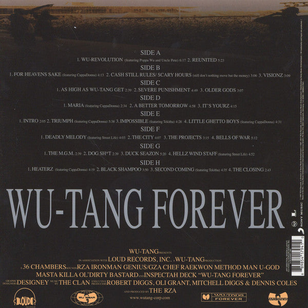 Wu-Tang Clan - Wu-Tang Forever 4LP (180g)
