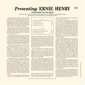 Ernie Henry - Presenting LP (Limited Edition, 180g, Remastered, Mono, Jazz Workshop)