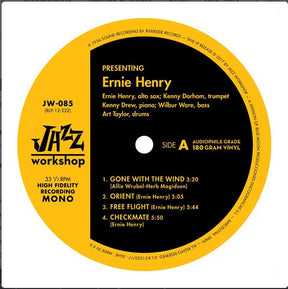 Ernie Henry - Presenting LP (Limited Edition, 180g, Remastered, Mono, Jazz Workshop)