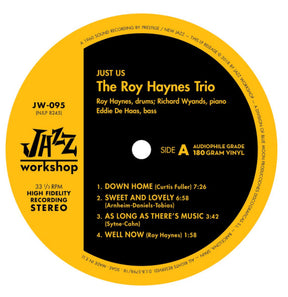 The Roy Haynes Trio - Just Us LP (Limited Edition, 180g, Stereo, Jazz Workshop)