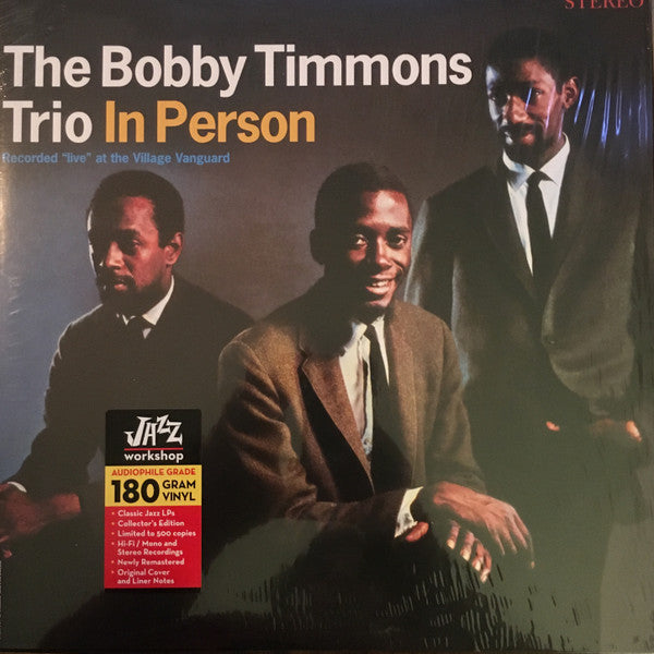 The Bobby Timmons Trio - In Person LP (180g, Limited Edition, Stereo, Audiophile, Jazz Workshop)
