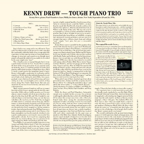 Kenny Drew - Tough Piano Trio LP (180g, Audiophile, Remastered, Mono, Jazz Workshop)