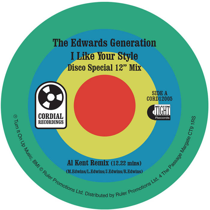 The Edwards Generation - I Like Your Style  12" (UK Pressing, Disco Special Mix)